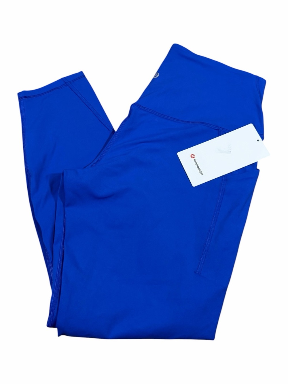 NWT Lululemon Align High-Rise Pant w Pockets 25” (Beach Ball Blue) Size 12